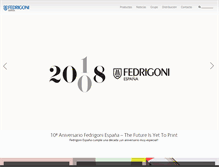 Tablet Screenshot of fedrigoni.es